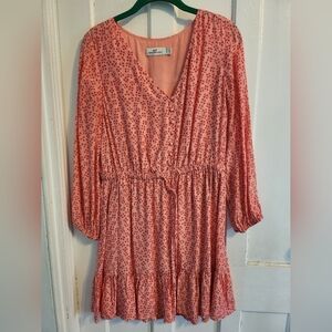 Vineyard Vines Red Ruffled Sundress with V-Neck